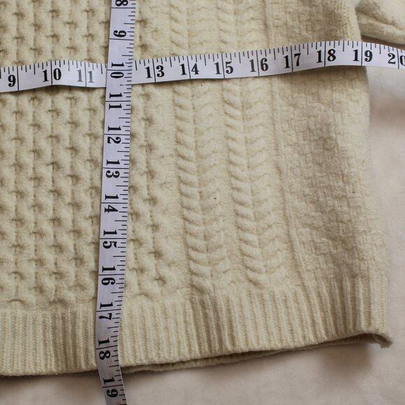 Blarney Woollen Mills Crop Sleeve Merino Sweater Womens XL - Picture 7 of 7